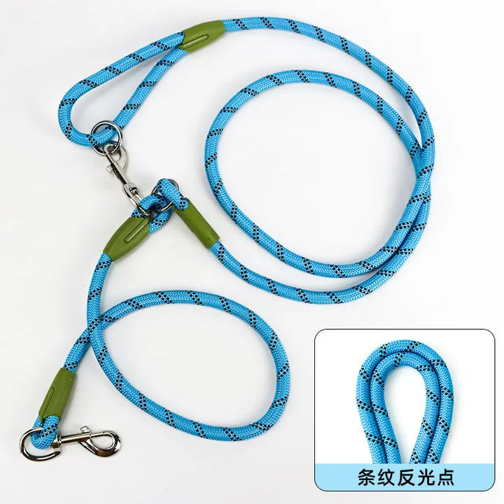 Reflective Hands-Free Nylon Dog Leash