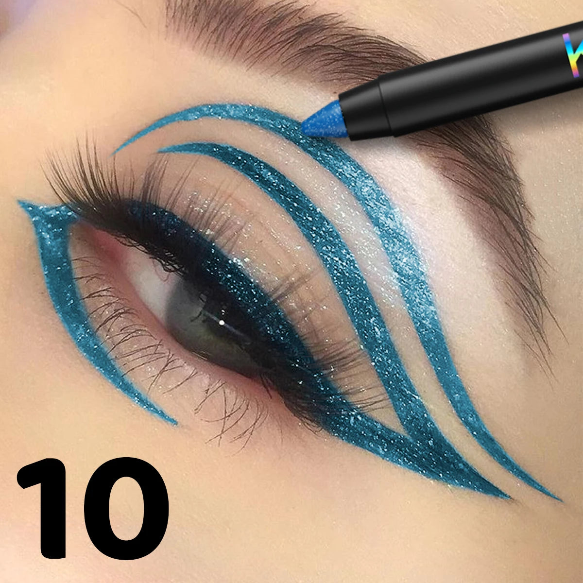 Colourful Metallic Eyeliner Pen