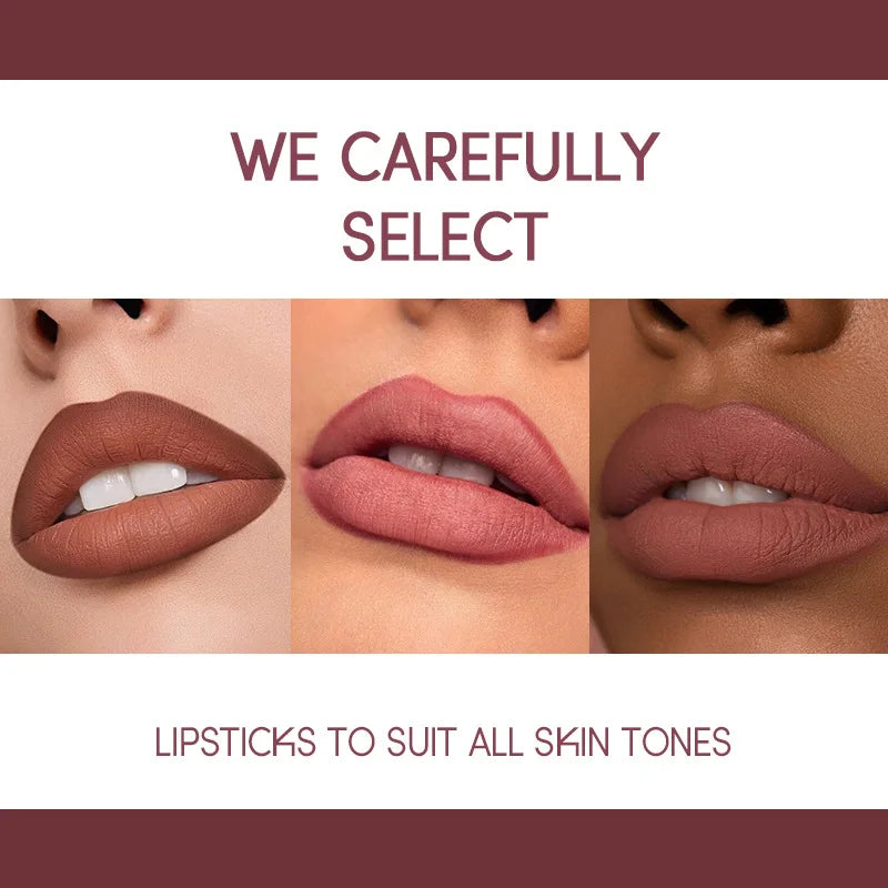 12-Color Matte Lipstick and Lip Liner Set
