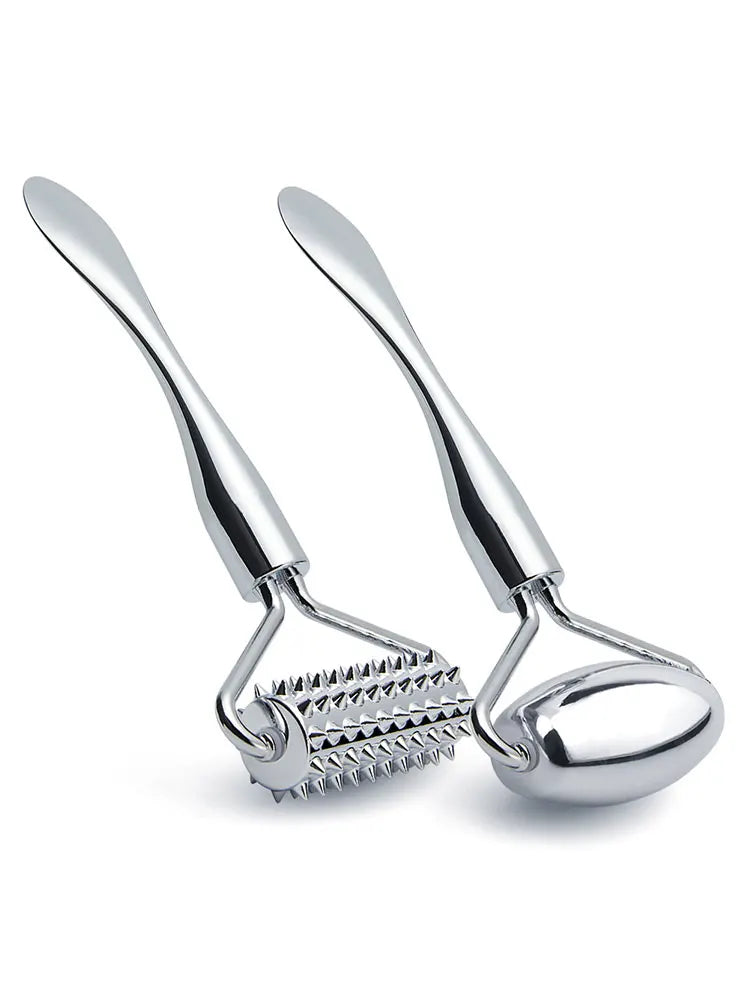 Zinc Alloy Face Roller Massager