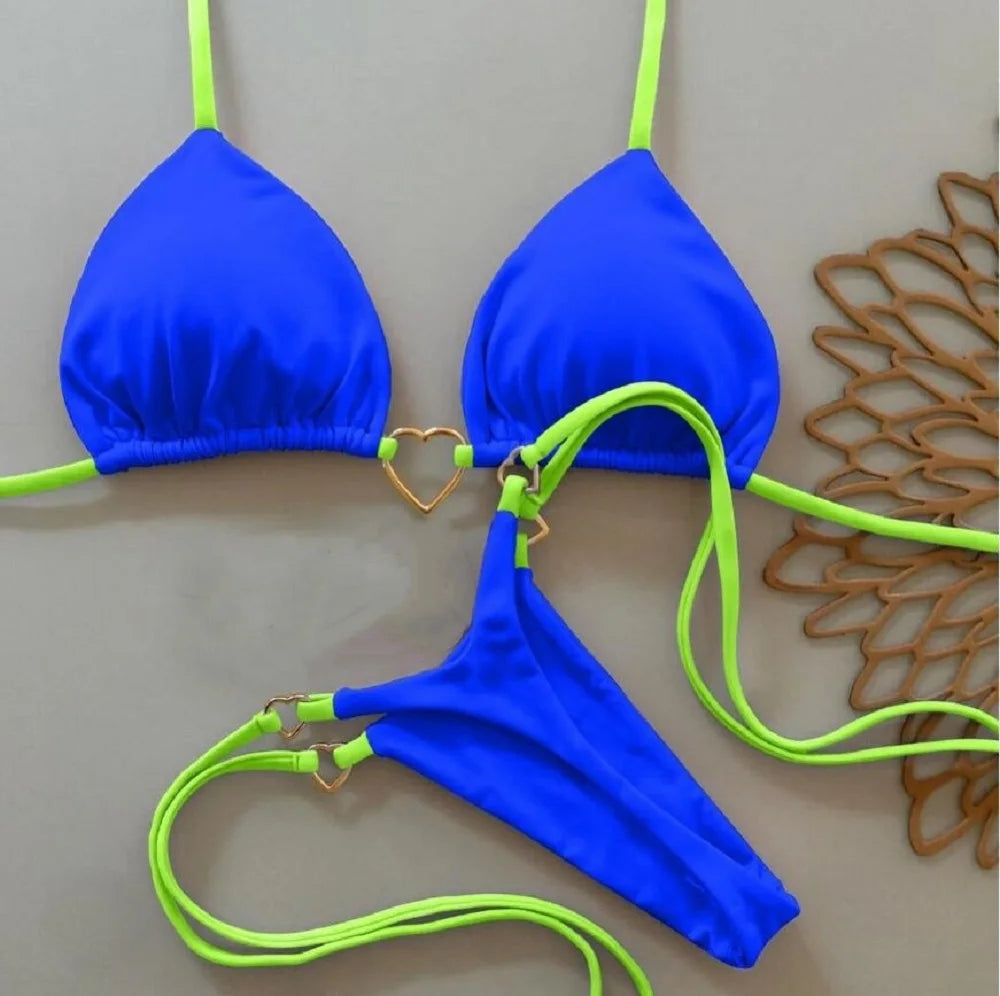 Two-Piece Brazilian Bikini Swimwear Set