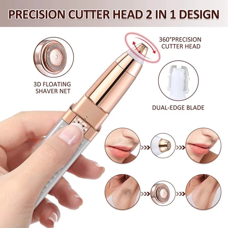 Portable Rechargeable Precision Trimmer for Face