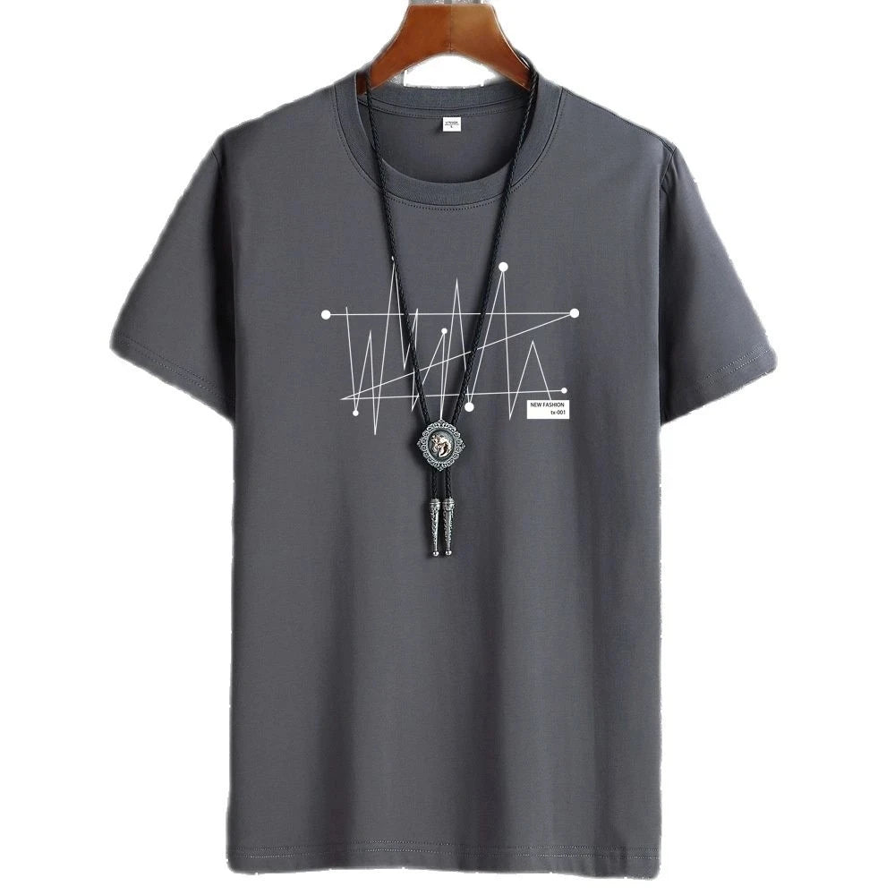 Cotton Tee Summer Casual T-shirt