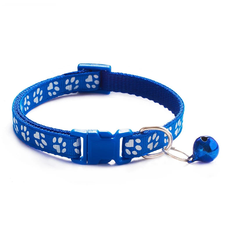 Multi-Color Cat Collar with Bell