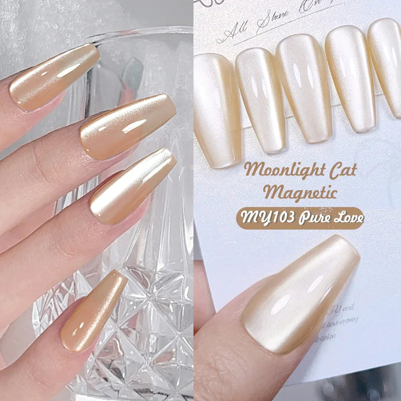 Sparkling Magnetic Cat Eye Gel Polish