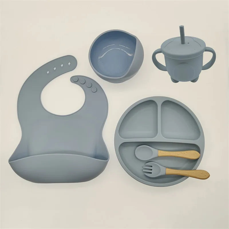 Silicone Baby Tableware Set