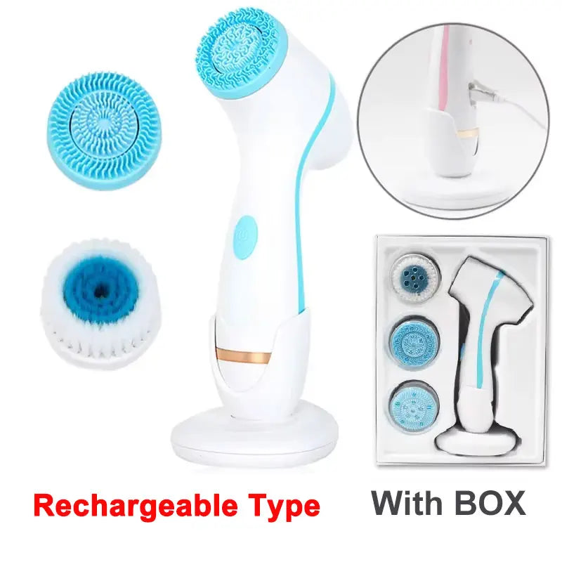 3-in-1 Sonic Facial Cleansing Brush
