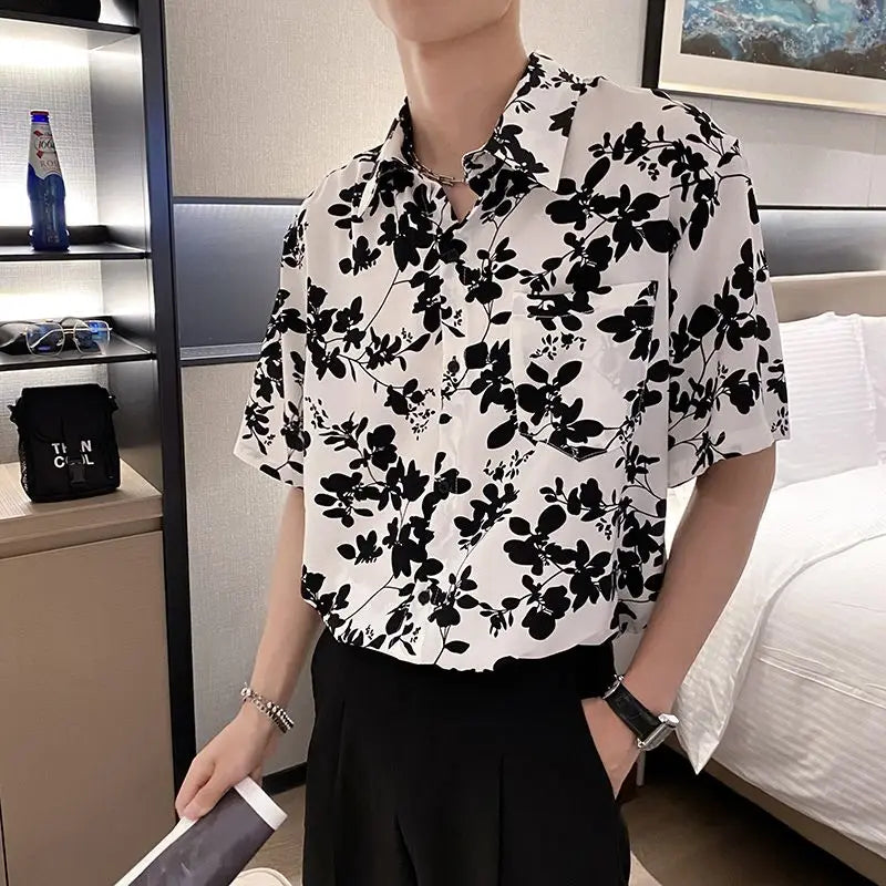 Floral Silk Shirt