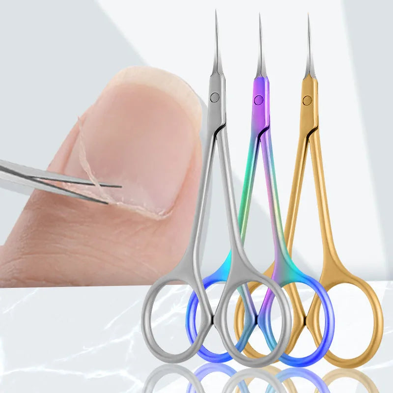 Precision Stainless Steel Cuticle Scissors