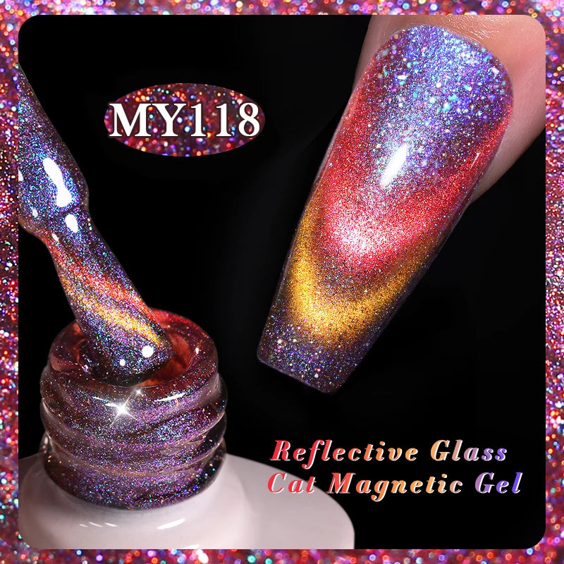 Sparkling Magnetic Cat Eye Gel Polish