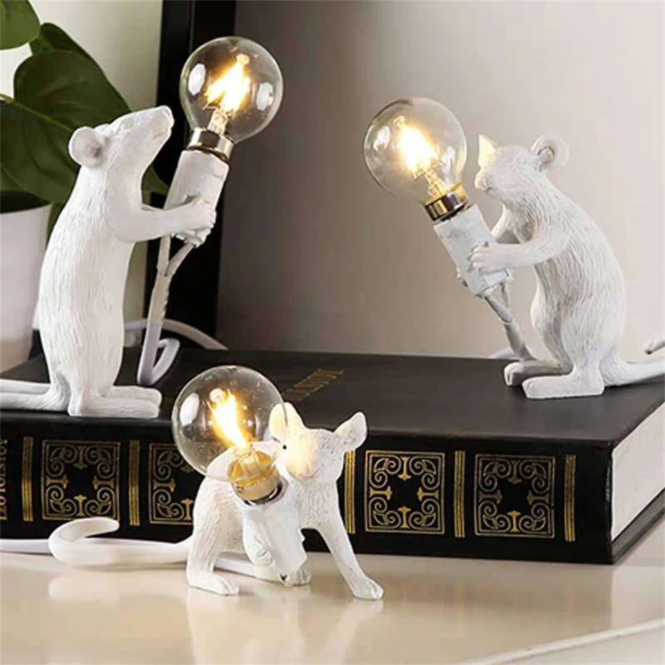 Modern LED Resin Animal Table Lamps
