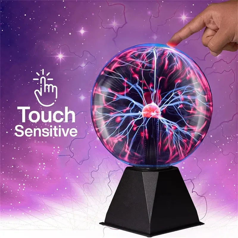 Touch Sensitive Plasma Ball Lamp