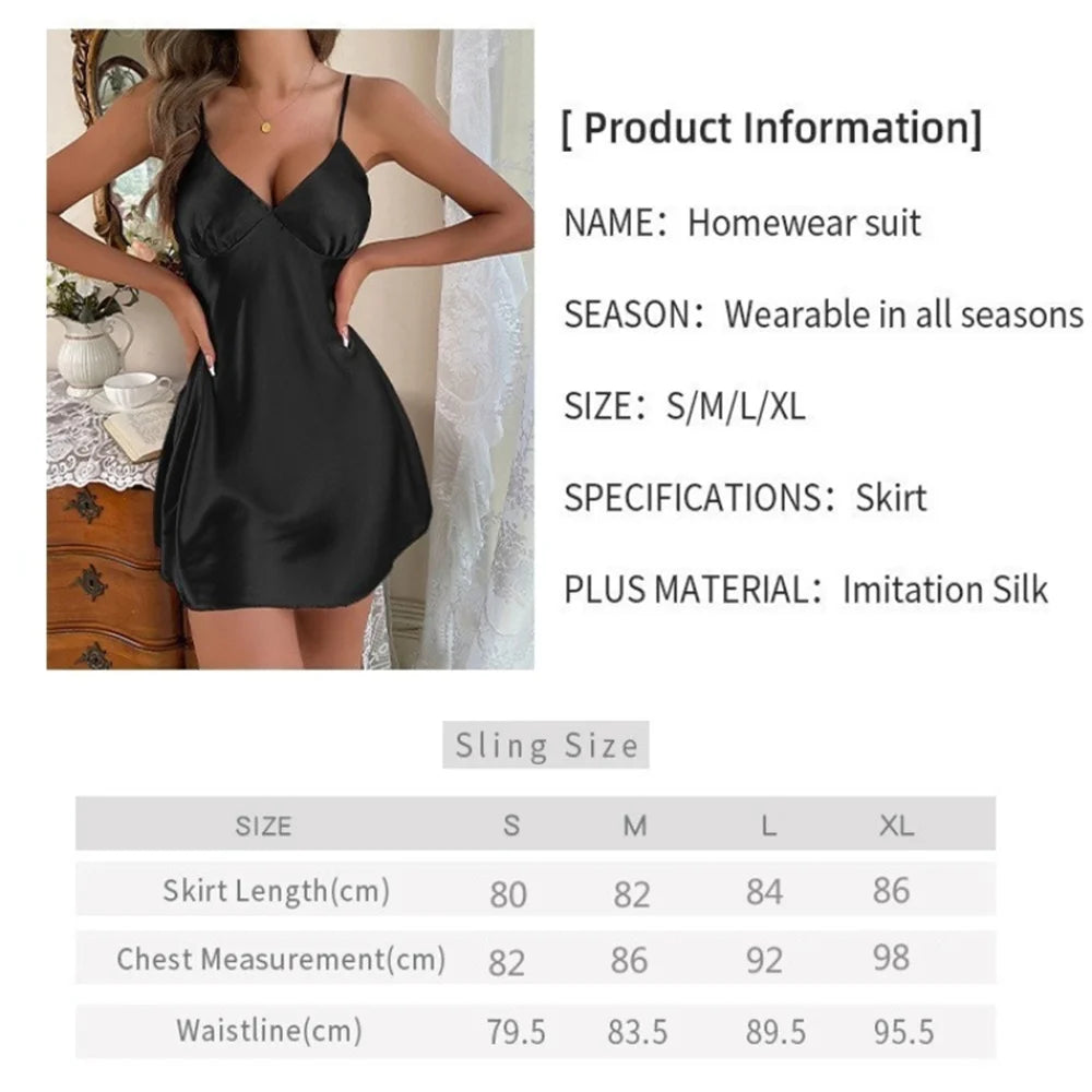 Backless Halter Nightgown