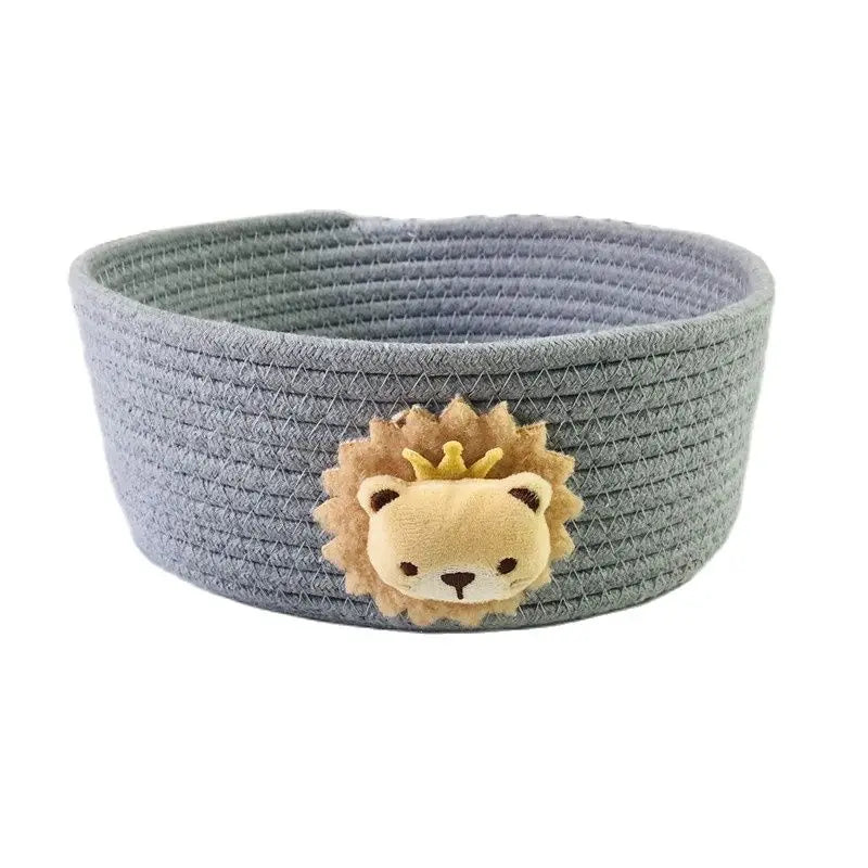 Handwoven Cotton Rope Storage Basket