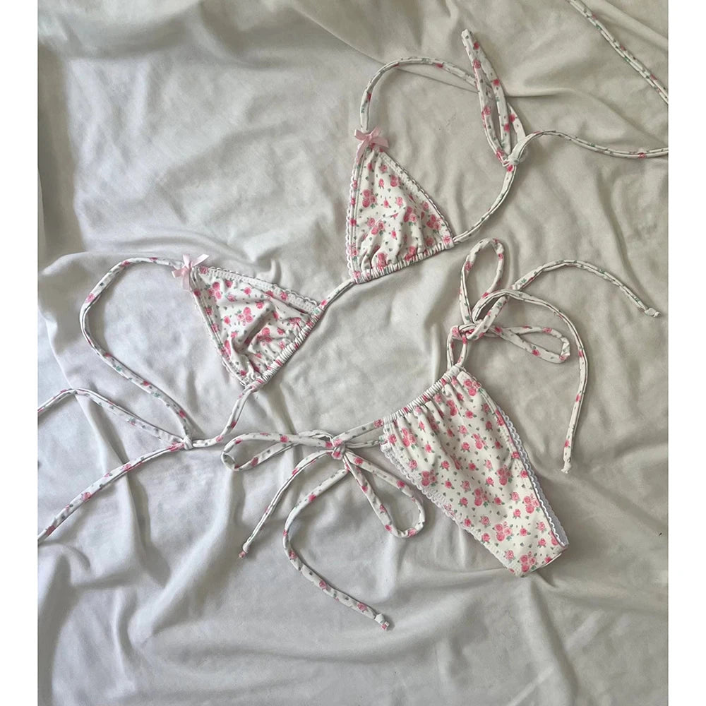 Sexy Micro Push-Up Brazilian Bikini Set