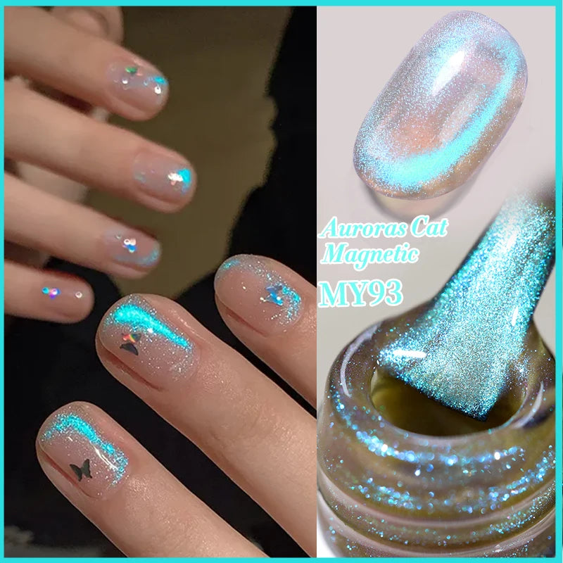 Sparkling Magnetic Cat Eye Gel Polish
