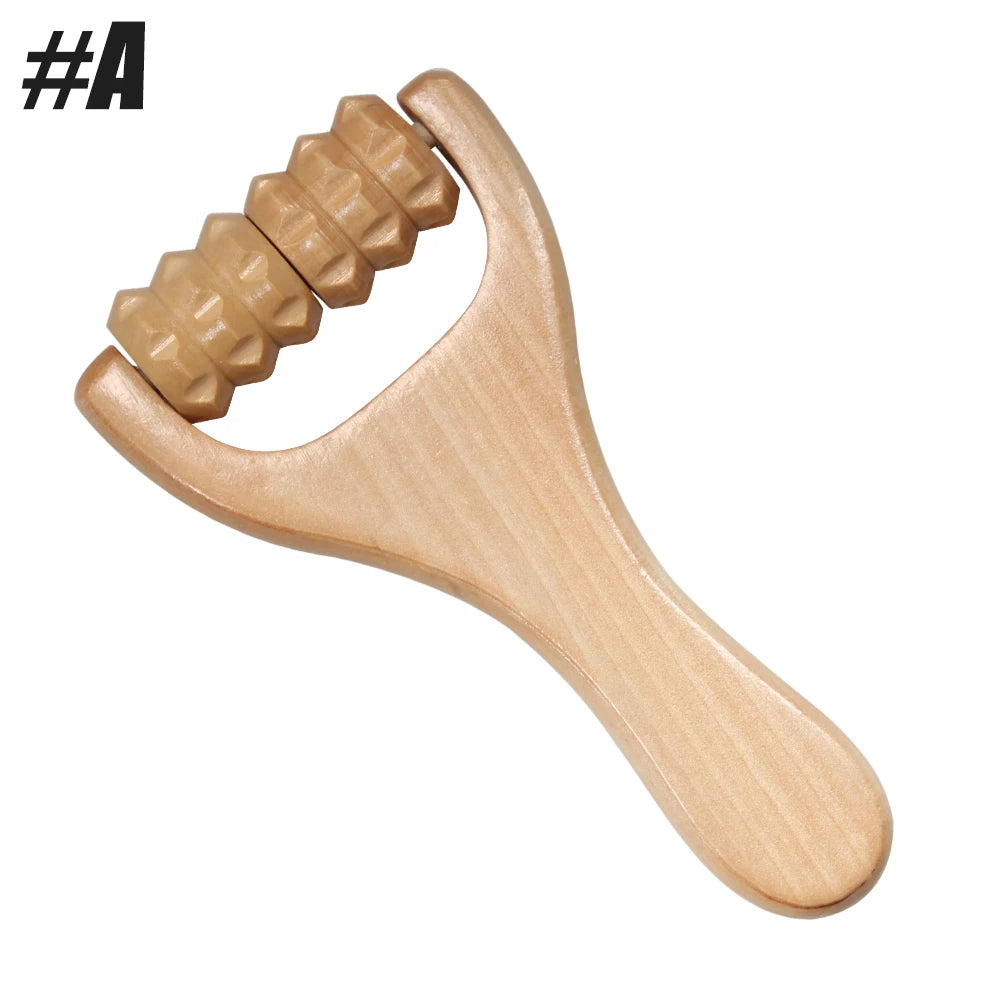 Natural Wooden Body Massage Roller