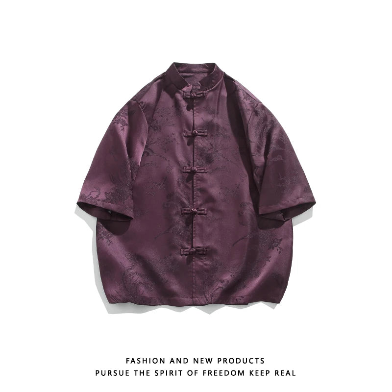 Phoenix Jacquard Hanfu Shirt