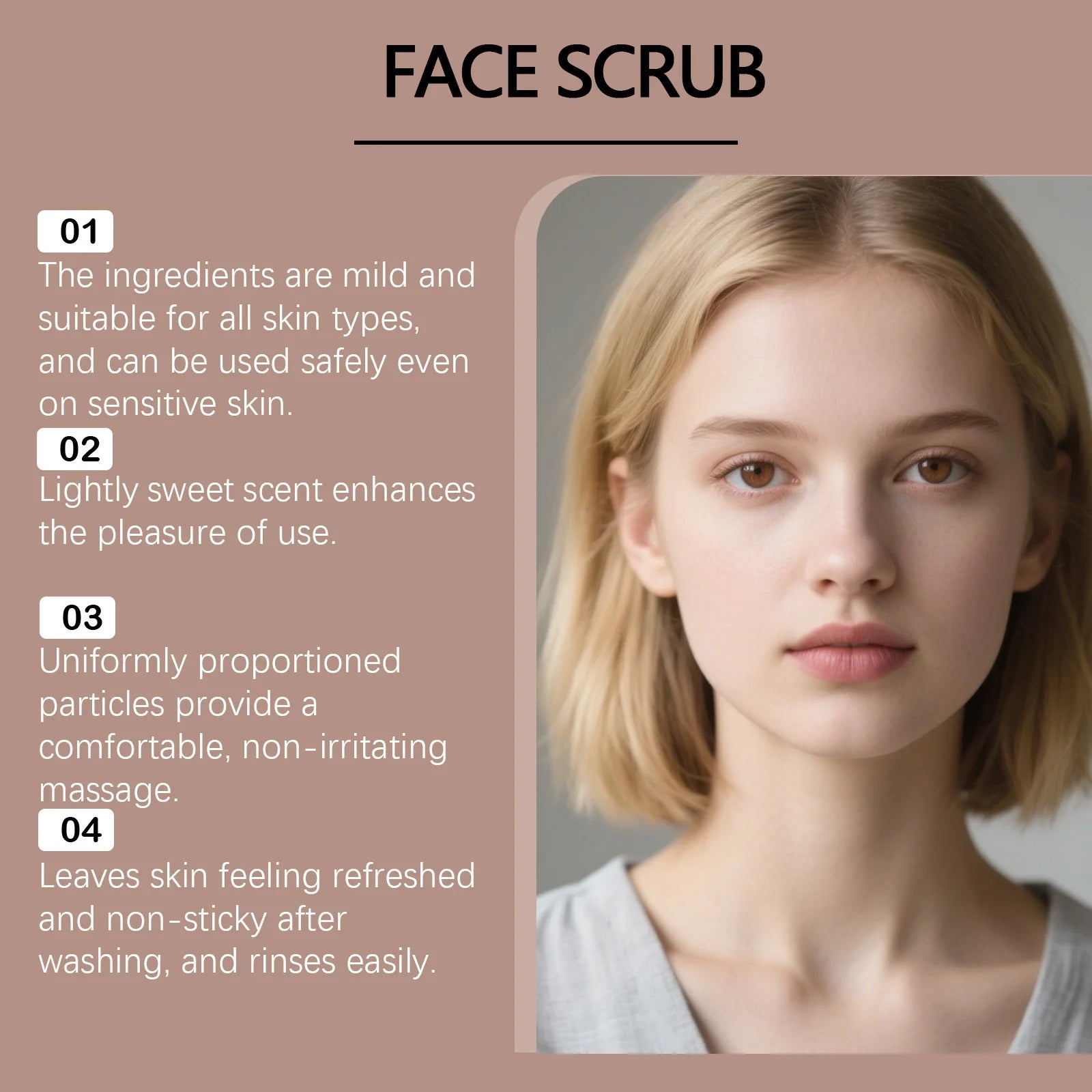 Vanilla Coffee Facial Scrub