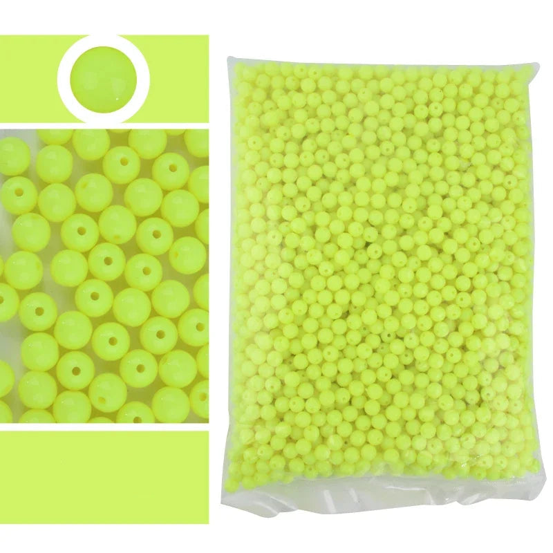 Candy Color Acrylic Round Beads Set