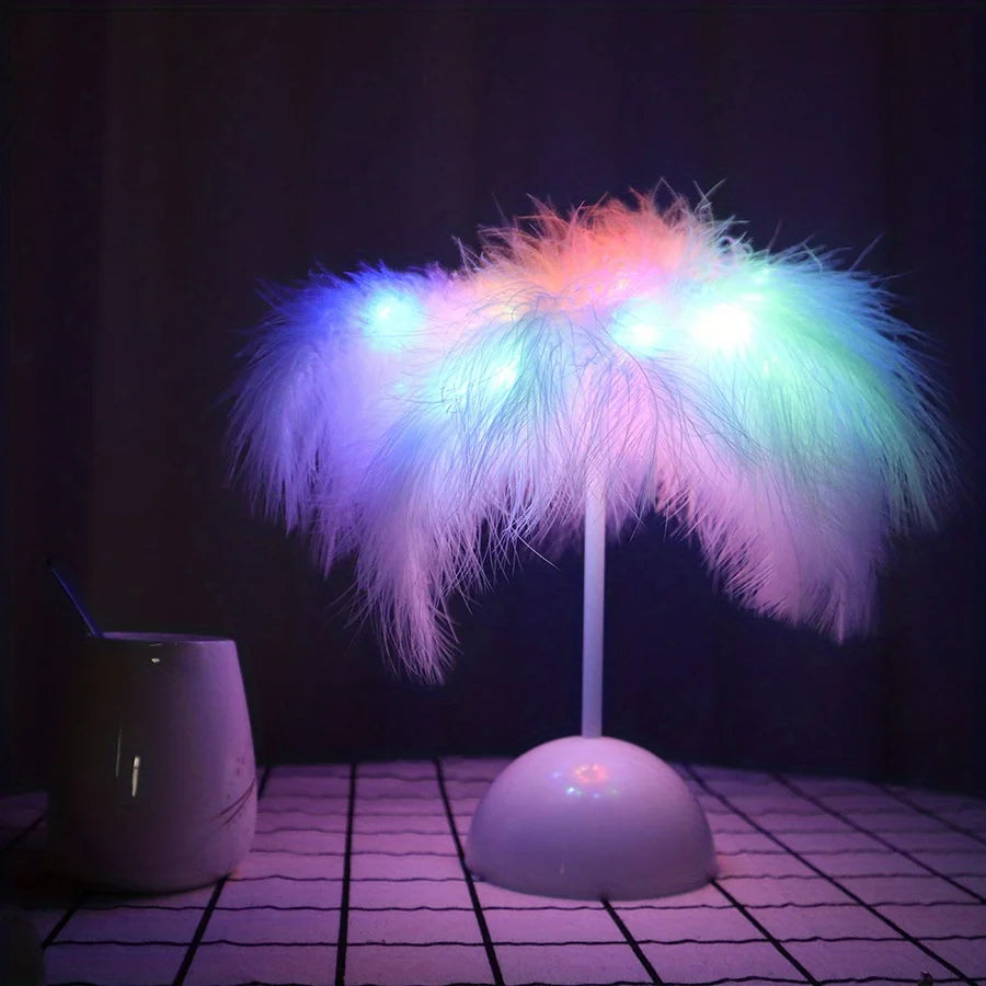 Feather Tree LED Table Lamp