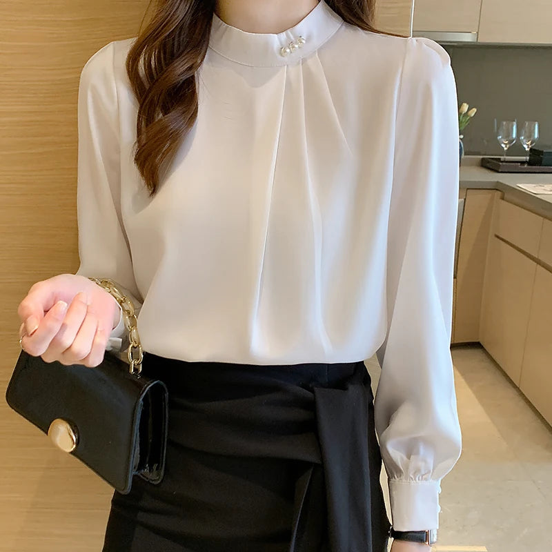 Satin Beaded Blouse