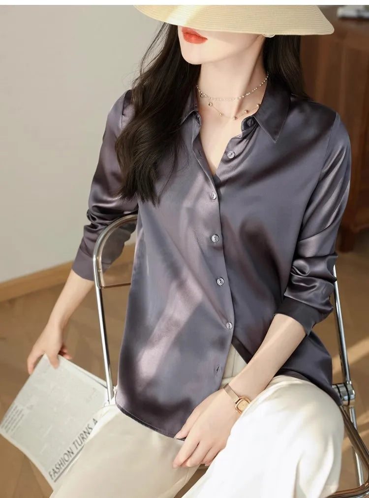 Elegant Satin Blouse