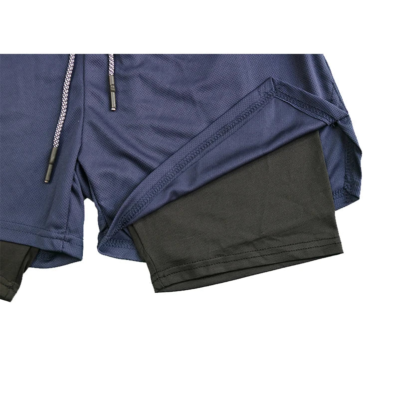 Double Layer Fitness Shorts