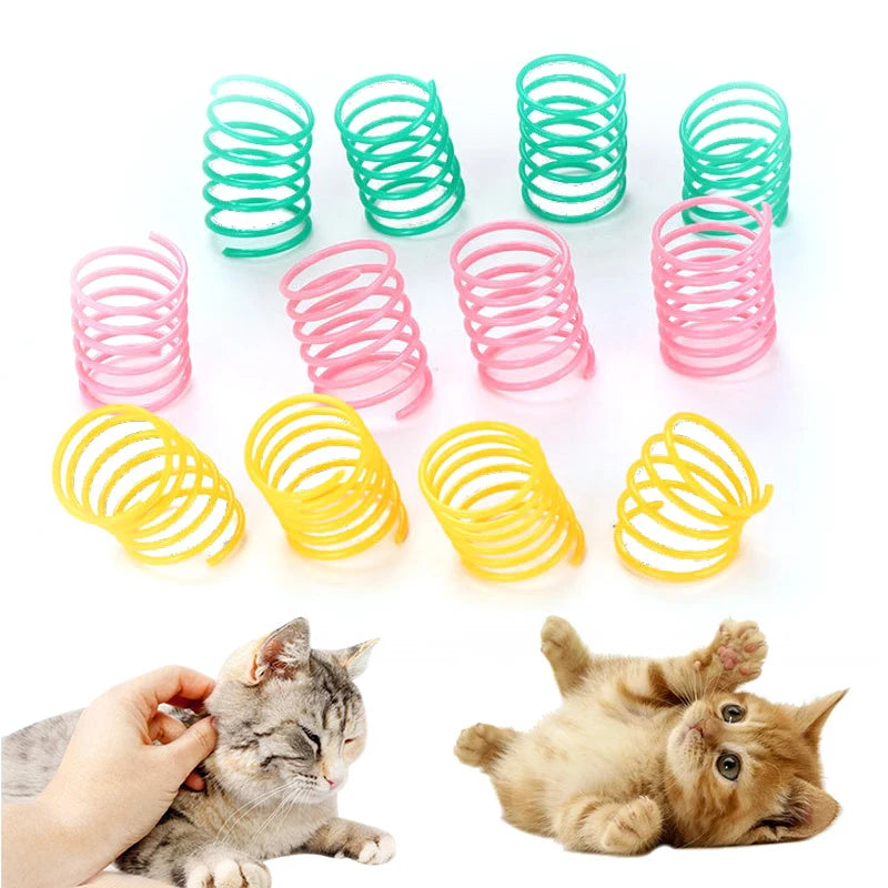 Interactive Coil Springs: Colorful Fun for Your Feline Friend