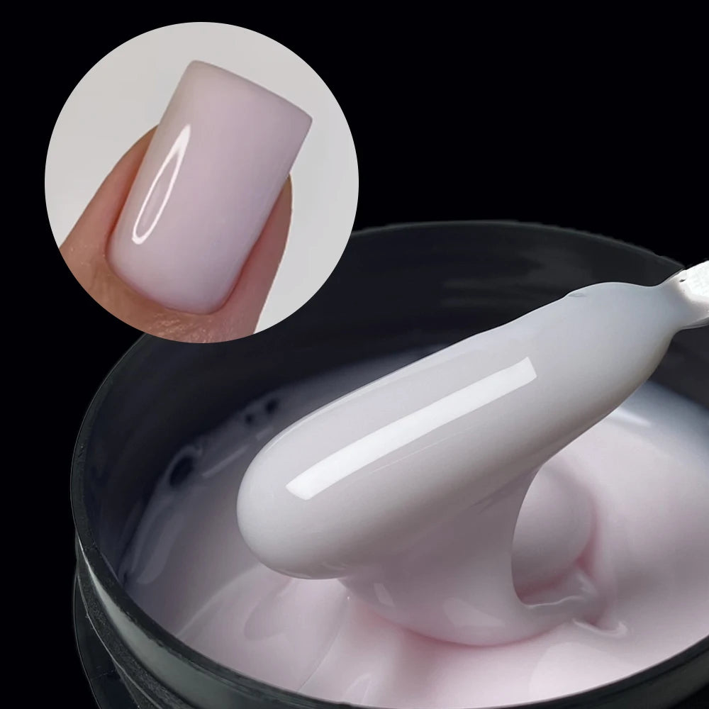 Glitter Milky Hard Builder Gel