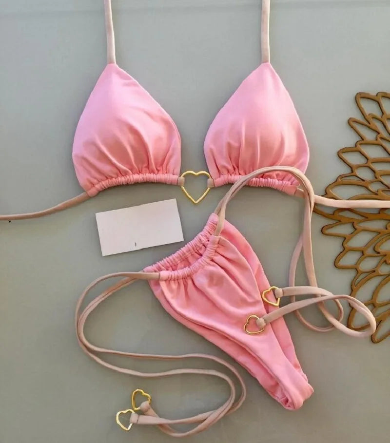 Two-Piece Brazilian Bikini Swimwear Set