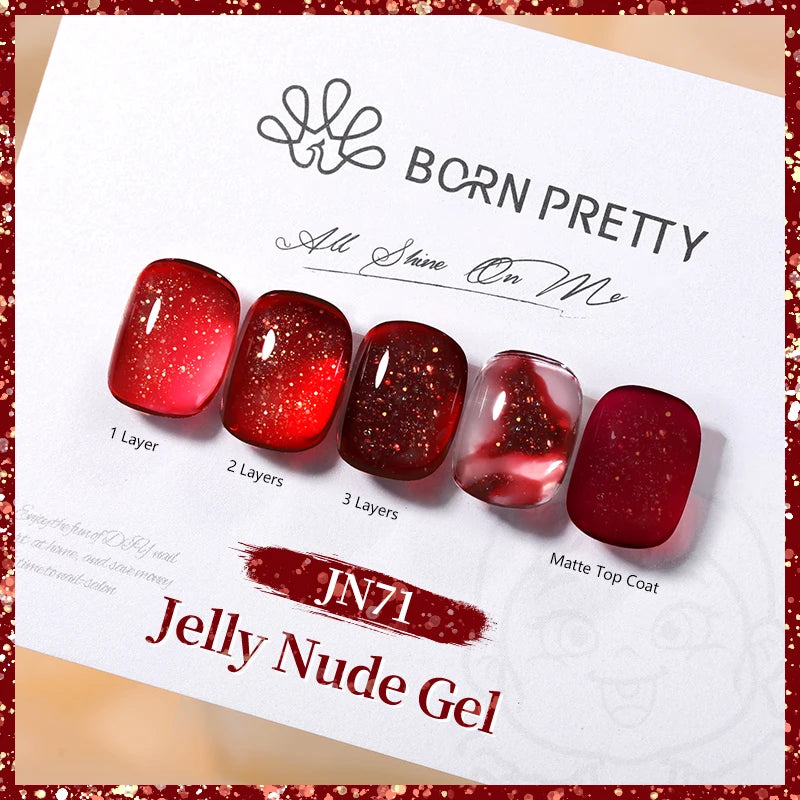 Champagne Gold Reflective Glitter UV Gel Polish