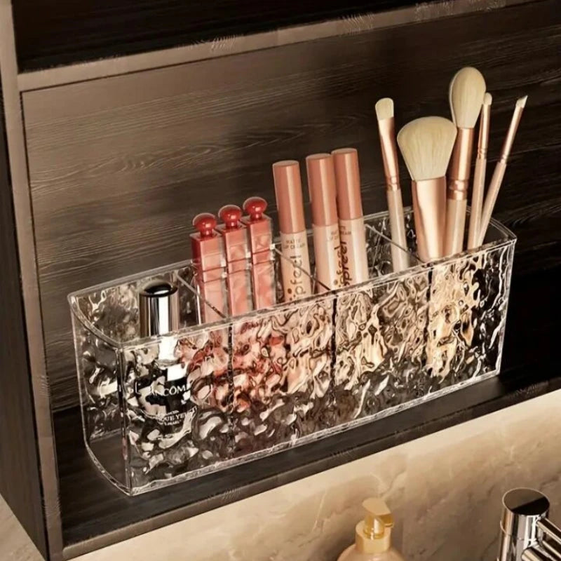 Transparent Acrylic 4-Hole Makeup Organizer