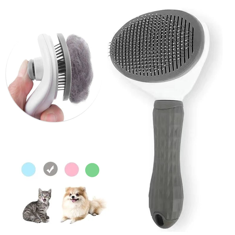 Cat Hair Removal Comb Stainless Steel Grooming Brush Accessories