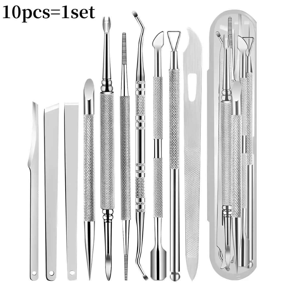 10-Piece Pedicure & Manicure Tool Set