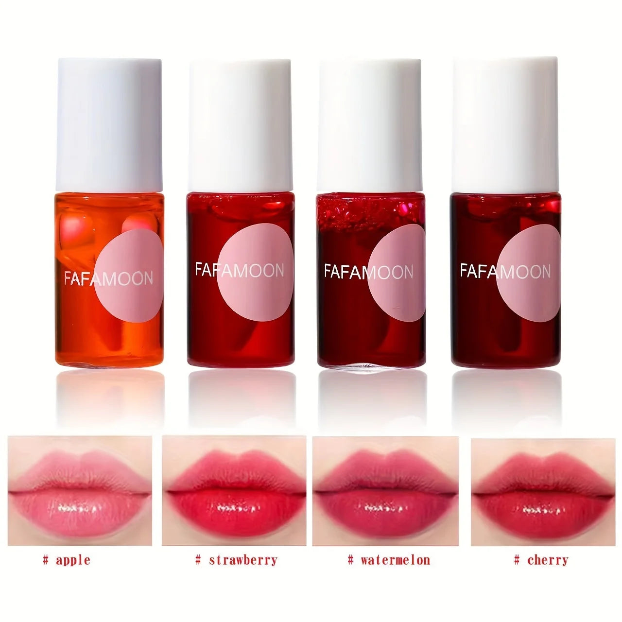 4-Color Fruity Water Gloss Lip Tint