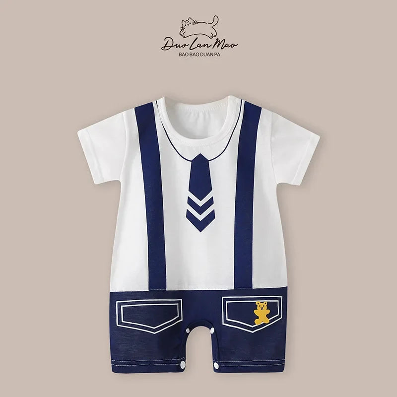 Summer Baby Cartoon Romper