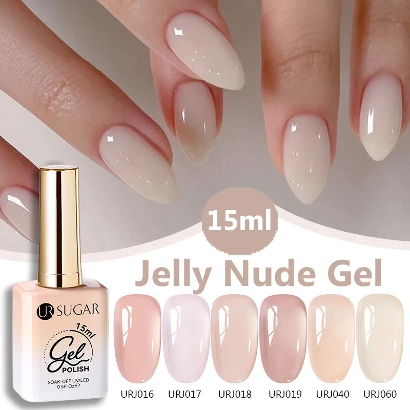 Jelly Milky White Translucent UV Gel Polish