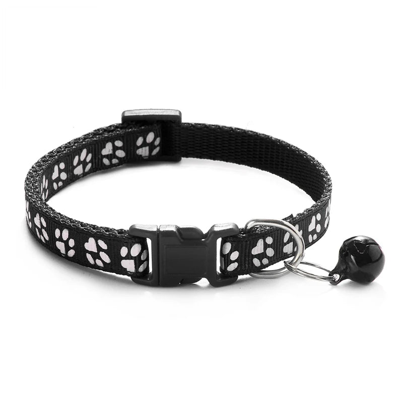 Multi-Color Cat Collar with Bell
