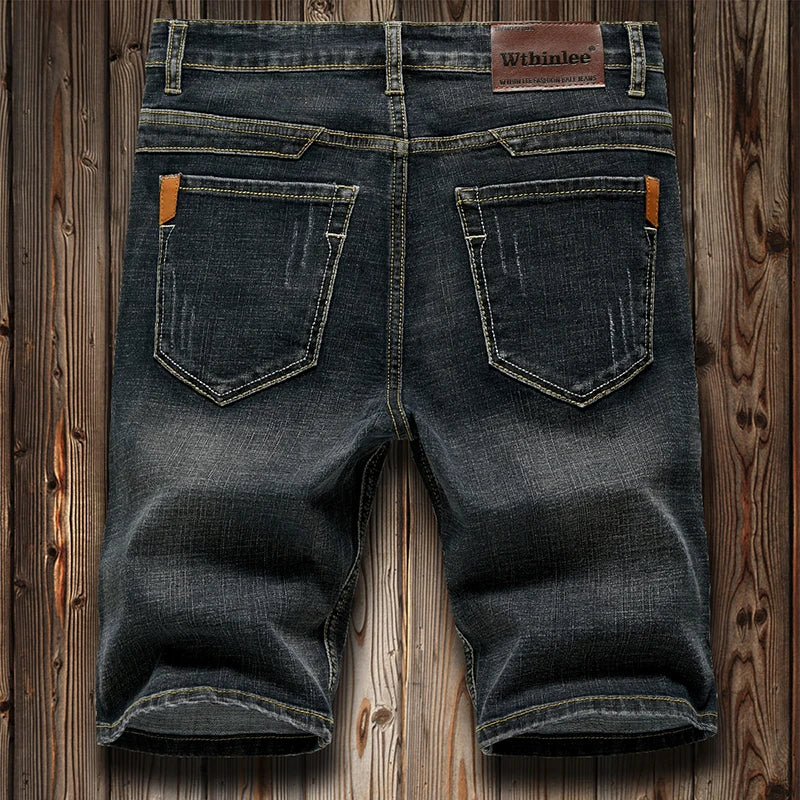 Slim Stretch Denim Shorts