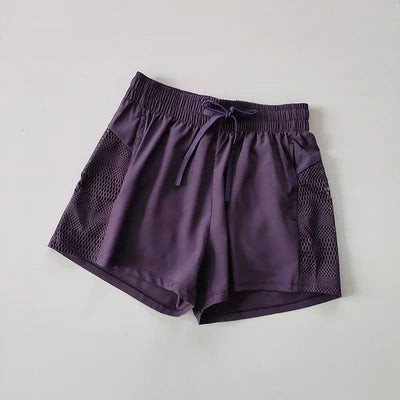 2-in-1 High Waist Quick-Dry Fitness Shorts