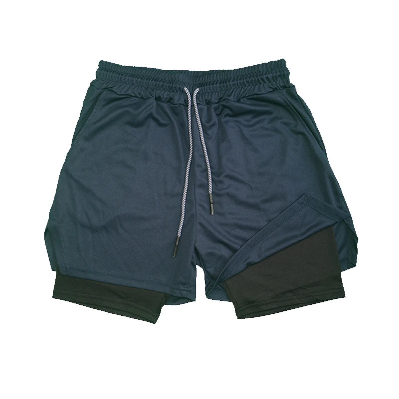 Double Layer Fitness Shorts