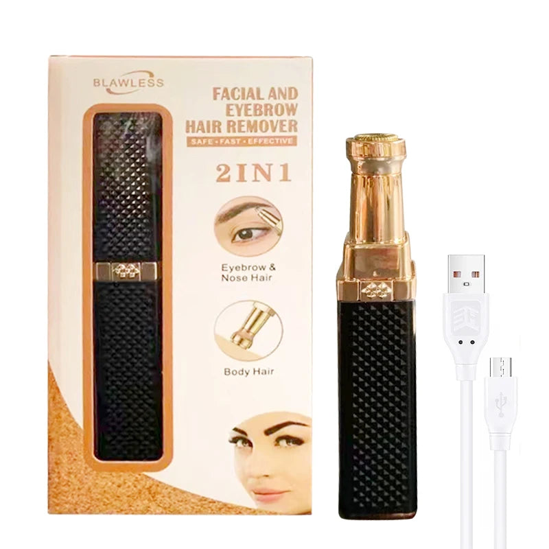Portable Rechargeable Precision Trimmer for Face