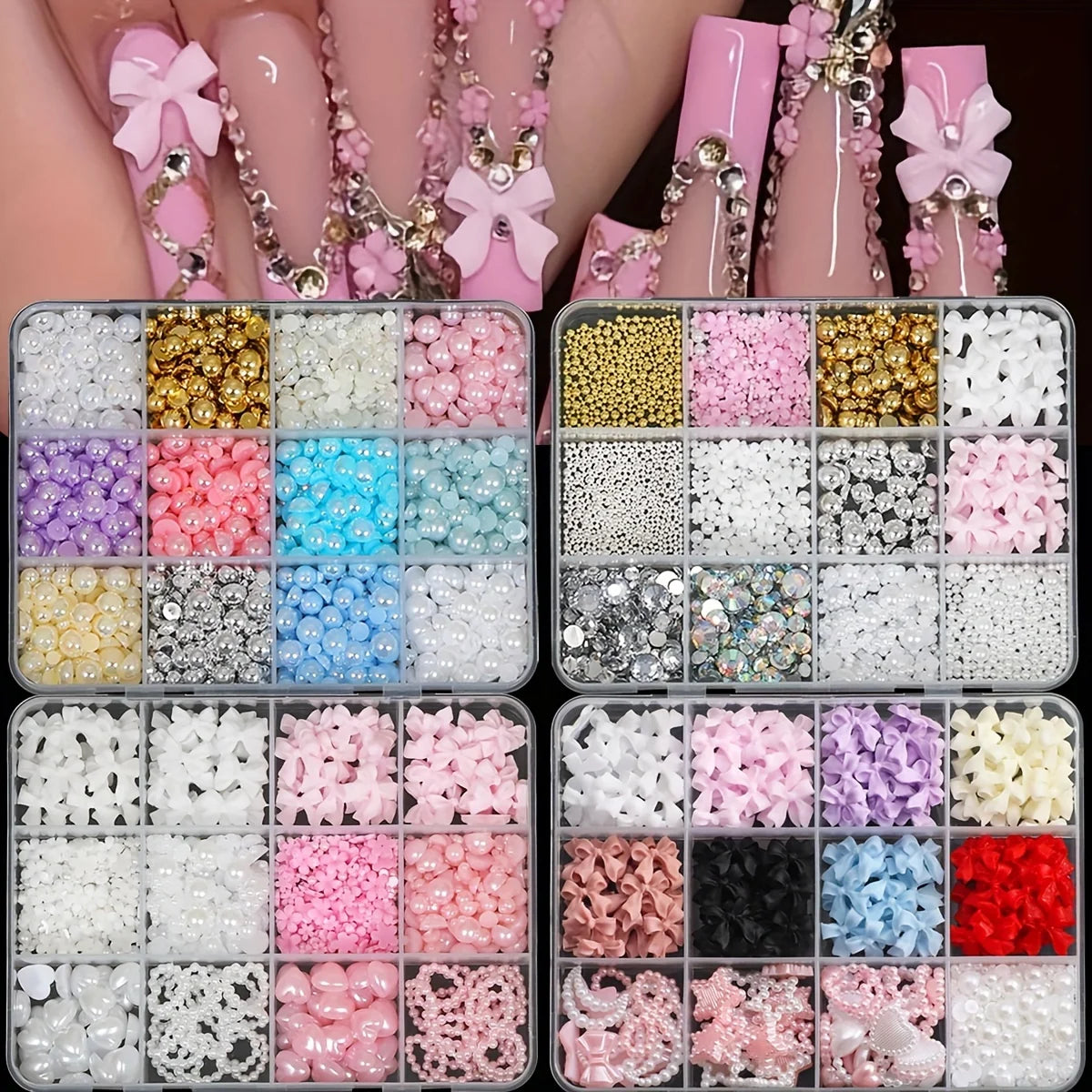 3D Nail Art Decoration Kit