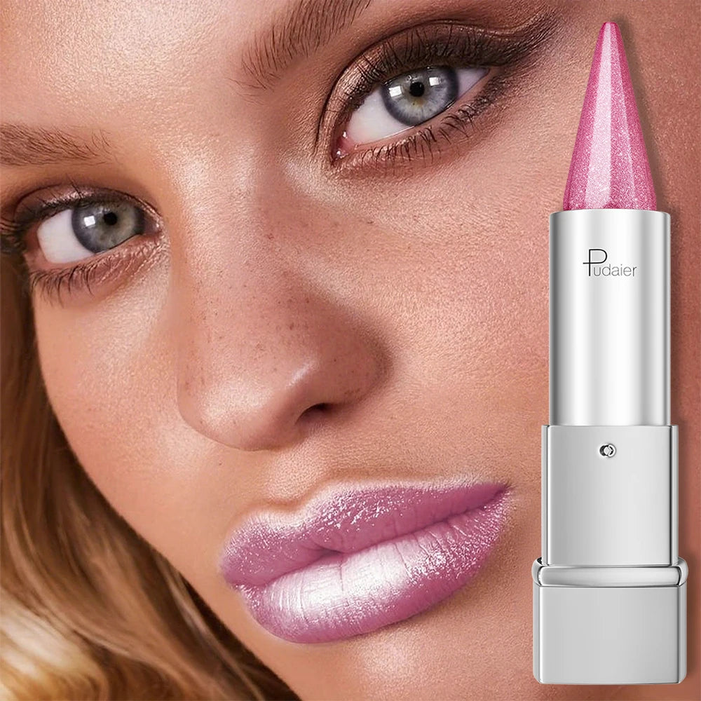 Pearlescent Waterproof Sparkle Lipstick