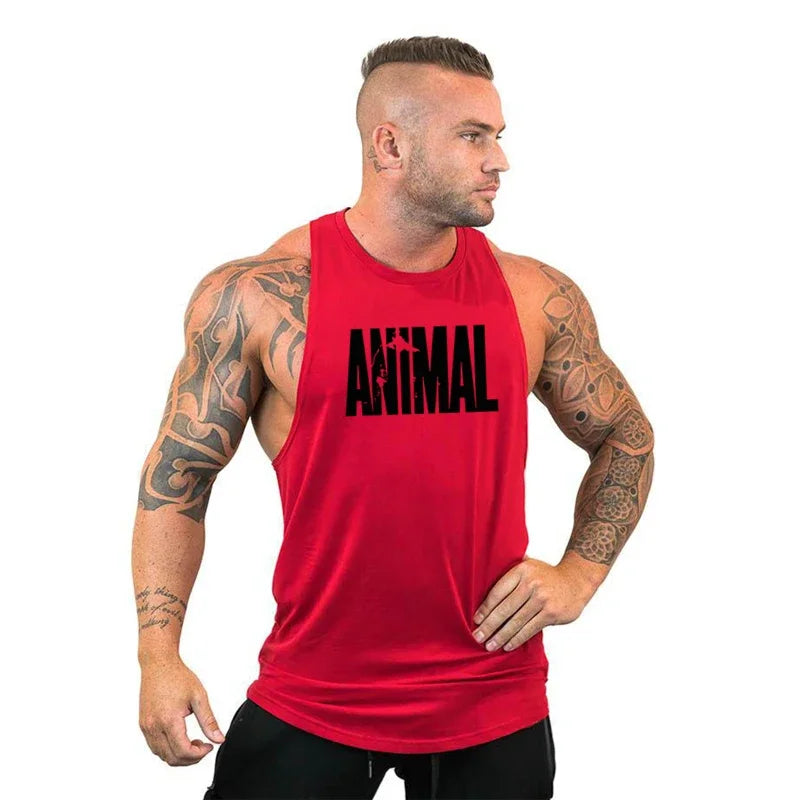 Animal Letter Gym Tank