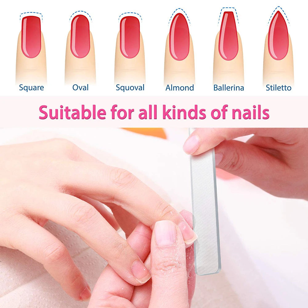 8-Piece Nano Glass Nail File Set