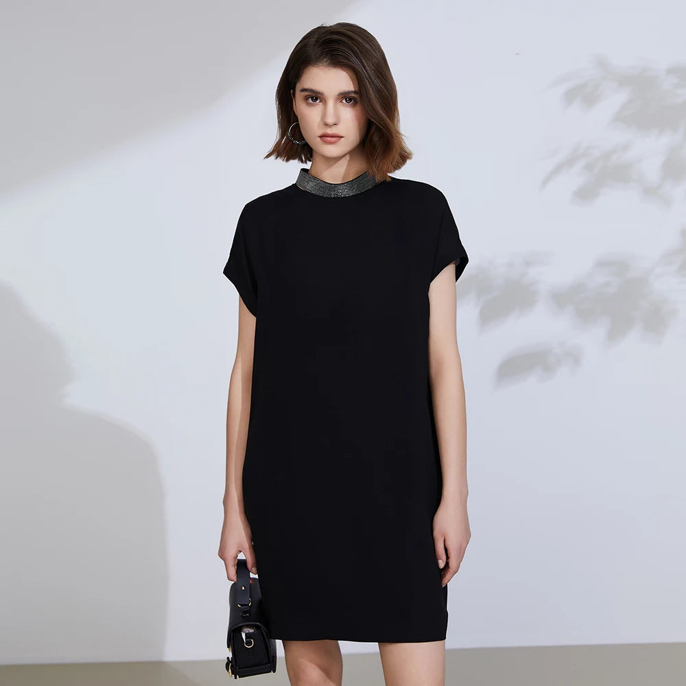 Elegant 100% Silk Summer Dress