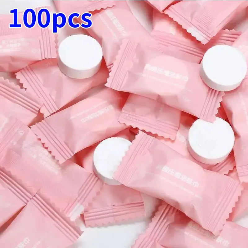 Portable Disposable Compressed Towels
