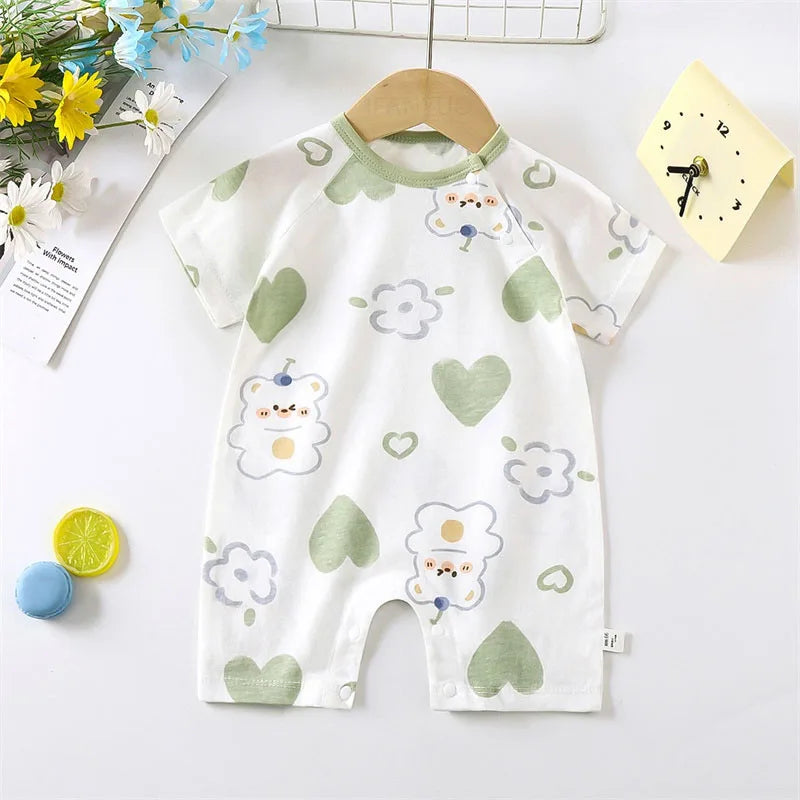 Cute Cartoon Baby Romper